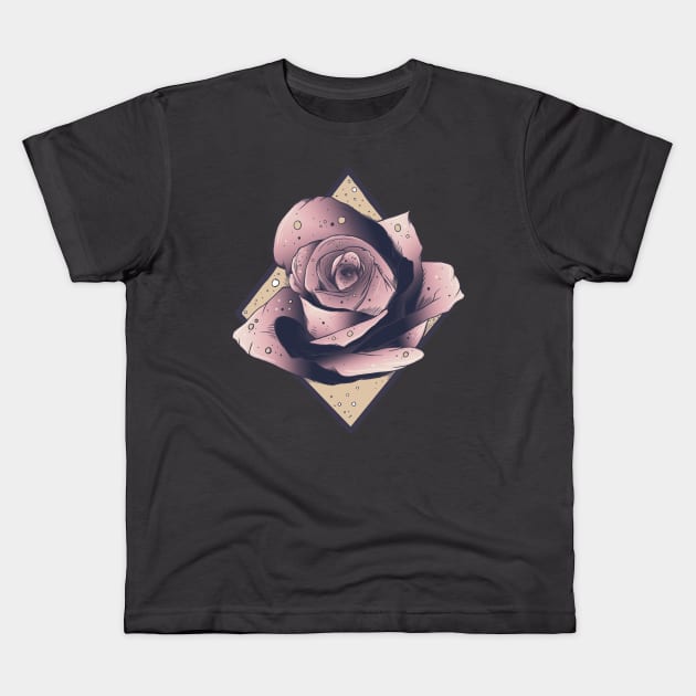 Spring rose Kids T-Shirt by Jess Adams